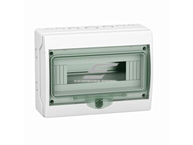 Elektros paskirstymo | modulinis skydelis | dėžė | skydas | 12 modulių | 200x267x112mm | skaidrios durelės | hermetinis | virštinkinis | plastikinis | IP65 | Schneider Electric | Kaedra | 13979 Elektros paskirstymo | modulinis skydelis | dėžė | skydas | 12 modulių | 200x267x112mm | skaidrios durelės | hermetinis | virštinkinis | plastikinis | IP65 | Schneider Electric | Kaedra | 13979