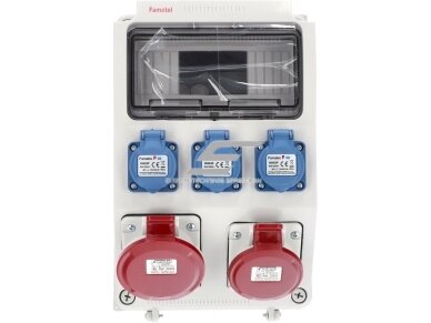 Pramoninis skydelis | dėžutė | 9 modulių | su kištukiniais lizdais 1x16A + 1x32A + 3x230V | garažams | komercinėms patalpoms | IP44 | Famatel | 3958.0013E | 5903148990767 1 Pramoninis skydelis | dėžutė | 9 modulių | su kištukiniais lizdais 1x16A + 1x32A + 3x230V | garažams | komercinėms patalpoms | IP44 | Famatel | 3958.0013E | 5903148990767 1