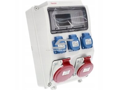 Pramoninis skydelis | dėžutė | 9 modulių | su kištukiniais lizdais 1x16A + 1x32A + 3x230V | garažams | komercinėms patalpoms | IP44 | Famatel | 3958.0013E | 5903148990767 Pramoninis skydelis | dėžutė | 9 modulių | su kištukiniais lizdais 1x16A + 1x32A + 3x230V | garažams | komercinėms patalpoms | IP44 | Famatel | 3958.0013E | 5903148990767
