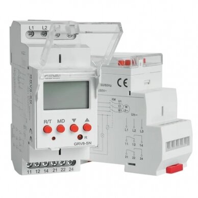 Digitālais sprieguma kontroles relejs | 3F | 8A | 70-400V | IP40 1 Digitālais sprieguma kontroles relejs | 3F | 8A | 70-400V | IP40 1