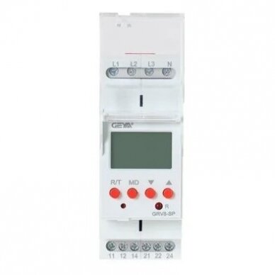 Digitālais sprieguma kontroles relejs | 3F | 8A | 130V-650V | IP40 1 Digitālais sprieguma kontroles relejs | 3F | 8A | 130V-650V | IP40 1