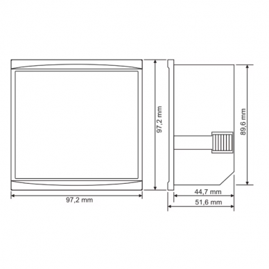 Trójfazowy cyfrowy amperomierz | panelowy | miernik prądu 3 fazy 3-w-1 | ±1% | wyświetlacz LED | 96x96 mm | 220V AC 3 Trójfazowy cyfrowy amperomierz | panelowy | miernik prądu 3 fazy 3-w-1 | ±1% | wyświetlacz LED | 96x96 mm | 220V AC 3