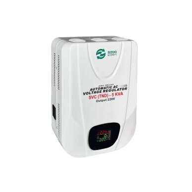 Digital | Automatic Voltage Stabilizer for Electrical Network | 1P | 5kVA | 160-260VAC | 230V Digital | Automatic Voltage Stabilizer for Electrical Network | 1P | 5kVA | 160-260VAC | 230V