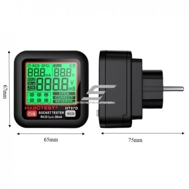 Digital Electrical Socket Tester | 30-260VAC 1 Digital Electrical Socket Tester | 30-260VAC 1