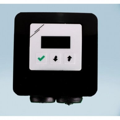 Digitaalne ventilaatori kiiruseregulaator LED-ekraaniga | Modbus RTU | 1,5A | 110-230VAC | süvistatav / pinnapealne | IP44/IP54 | must | Sentera Controls | RDCZ9-15-BK 1