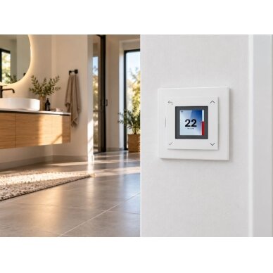 Nutikas digitaalne põrandakütte termostaat | temperatuuri regulaator anduriga | 16A | 230VAC | +5...+35°C | IP21 | valge | Wi-Fi | Glamox Heating | GFWT 3 WHITE 1 Nutikas digitaalne põrandakütte termostaat | temperatuuri regulaator anduriga | 16A | 230VAC | +5...+35°C | IP21 | valge | Wi-Fi | Glamox Heating | GFWT 3 WHITE 1