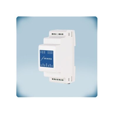 Digital input/output module | Modbus RTU | 4DI + 2 relays 2A | 24VDC PoM | DIN rail | IP30 | Sentera Controls | DIO-M-R2 1
