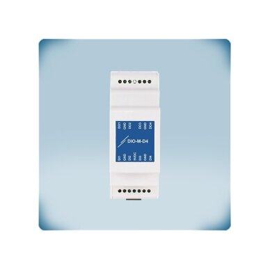 Digital input/output module | Modbus RTU | 4DI + 4DO 5VDC | 24VDC PoM | DIN rail | IP30 | Sentera Controls | DIO-M-D4 1 Digital input/output module | Modbus RTU | 4DI + 4DO 5VDC | 24VDC PoM | DIN rail | IP30 | Sentera Controls | DIO-M-D4 1