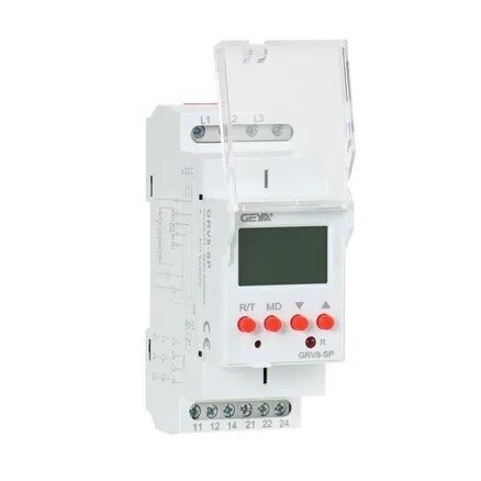 Digitālais sprieguma kontroles relejs | 3F | 8A | 130V-650V | IP40 Digitālais sprieguma kontroles relejs | 3F | 8A | 130V-650V | IP40