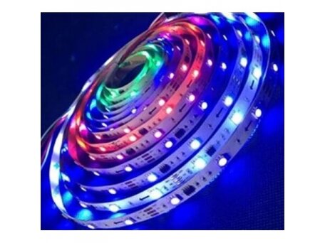 Nehermetiška LED juosta | 7,2W | 12V | RGB | IP20 | 30LED/m | skaitmeninė | 4772124002418 Nehermetiška LED juosta | 7,2W | 12V | RGB | IP20 | 30LED/m | skaitmeninė | 4772124002418