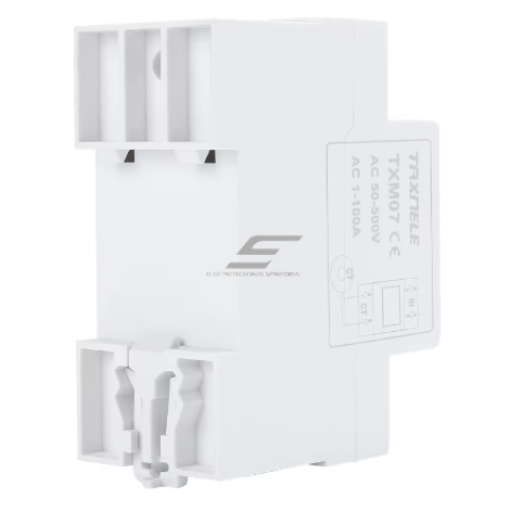 Modulaarne | digitaalne elektrienergia voltmeeter | ampermeeter | 2P | 50–500VAC | 1–100A | DIN 1 Modulaarne | digitaalne elektrienergia voltmeeter | ampermeeter | 2P | 50–500VAC | 1–100A | DIN 1