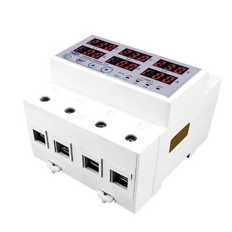 Modułowy | Cyfrowa kontrola napięcia | Ochrona | Przekaźnik nierównowagi kolejności faz | 3F | 1-63A | 230-300V | DIN | Tomzn 1 Modułowy | Cyfrowa kontrola napięcia | Ochrona | Przekaźnik nierównowagi kolejności faz | 3F | 1-63A | 230-300V | DIN | Tomzn 1
