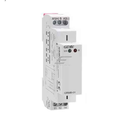 Elektroniska impulsu laika relejs | elektrisko ķēžu vadībai un aizsardzībai | 16 A | AC / DC12-240V | ar atmiņas funkciju | DIN sliede | GRM8