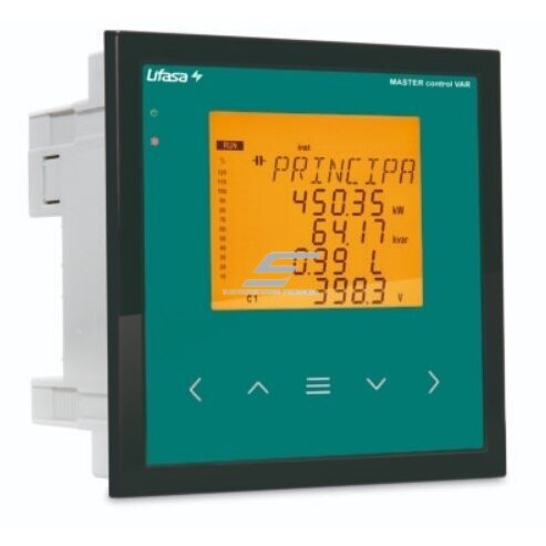 Viedais | Digitālais | Paneļa jaudas koeficienta regulators | 12 soļi | 110-480VAC | IP30/51 | MASTER12 Lifasa