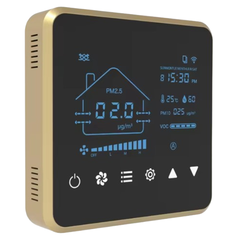 Nutikas 3 kiirusega ventilaatori kontroller CO2 ja õhukvaliteedi mõõtjaga | andur | 230VAC | 350-1999PPM | 0...+50°C | Wi-Fi | Modbus | TUYA 3 Nutikas 3 kiirusega ventilaatori kontroller CO2 ja õhukvaliteedi mõõtjaga | andur | 230VAC | 350-1999PPM | 0...+50°C | Wi-Fi | Modbus | TUYA 3