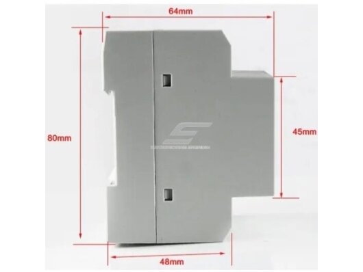 Modulinis | skaitmeninis kintamosios AC elektros energijos voltmetras | ampermetras | 80-300VAC | 0-100A | DIN 1
