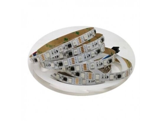 Nehermetiška LED juosta | 14,4W | 12V | RGB | IP20 | 60LED/m | skaitmeninė | 4772124002425 Nehermetiška LED juosta | 14,4W | 12V | RGB | IP20 | 60LED/m | skaitmeninė | 4772124002425