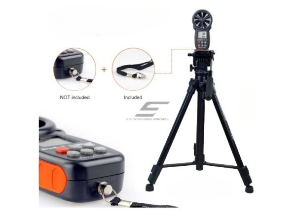 Skaitmeninis vėjo greičio matuoklis | anemometras | oro srauto | temperatūros | drėgmės jutiklis | daviklis | 0-30m/s | nešiojamas | Bluetooth 2