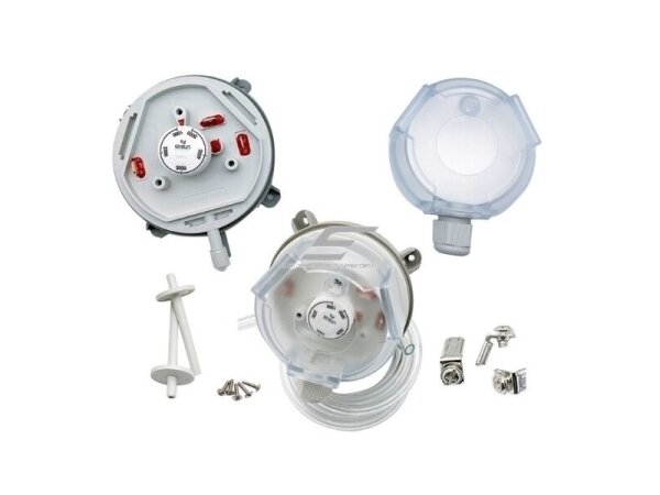 Skirtuminio | diferencialinio slėgio relė | 200–2000Pa | 1,5A (0,4A) | 250V | IP54 2