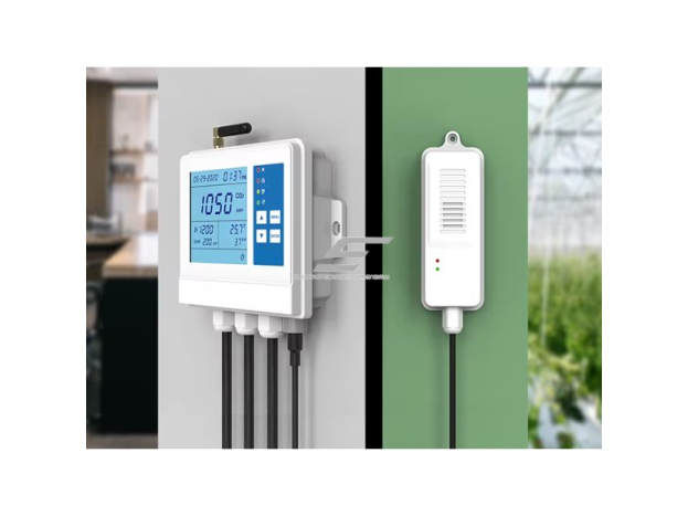 CO₂ valdiklis su automatiniu valdymu | 0–5000 ppm | ±1 ppm tikslumas | LCD ekranas | garsinis/šviesos signalas | temperatūra + drėgmė | šiltnamiams, HVAC, patalpoms 1 CO₂ valdiklis su automatiniu valdymu | 0–5000 ppm | ±1 ppm tikslumas | LCD ekranas | garsinis/šviesos signalas | temperatūra + drėgmė | šiltnamiams, HVAC, patalpoms 1