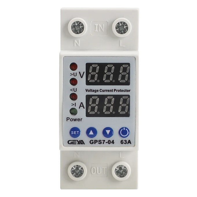 Digital Voltage and Current Control Relay | 63A | 230V | IP20 1