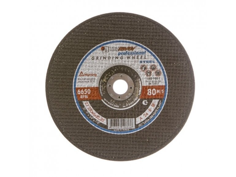 Šlifavimo diskas | 230x6x22,23mm | Luga Abrasiv | 4603347198766 Šlifavimo diskas | 230x6x22,23mm | Luga Abrasiv | 4603347198766