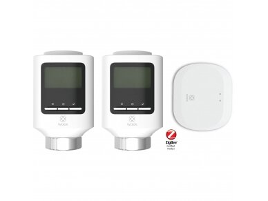 Išmanus | belaidis radiatorių termostatų komplektas | 0,5-29,5℃ | 2xTermostatai + ZigBee-Wi-Fi stotelė | TUYA | WOOX | R7067-KIT | 8435350741679 Išmanus | belaidis radiatorių termostatų komplektas | 0,5-29,5℃ | 2xTermostatai + ZigBee-Wi-Fi stotelė | TUYA | WOOX | R7067-KIT | 8435350741679
