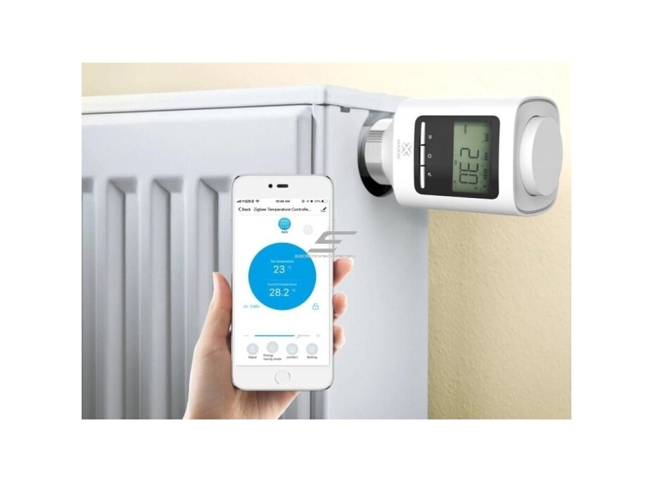 Išmanus | belaidis radiatorių termostatų komplektas | 0,5-29,5℃ | 2xTermostatai + ZigBee-Wi-Fi stotelė | TUYA | WOOX | R7067-KIT | 8435350741679 1 Išmanus | belaidis radiatorių termostatų komplektas | 0,5-29,5℃ | 2xTermostatai + ZigBee-Wi-Fi stotelė | TUYA | WOOX | R7067-KIT | 8435350741679 1