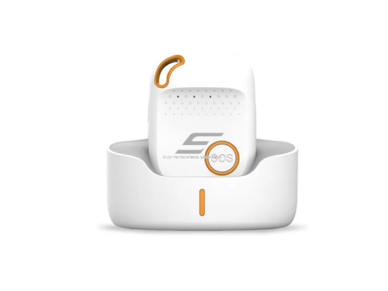 SOS asmens saugos mygtukas | su kritimo aptikimu | 4G LTE + GPS realaus laiko sekimas | baltas | IPX7 | EV-04 2