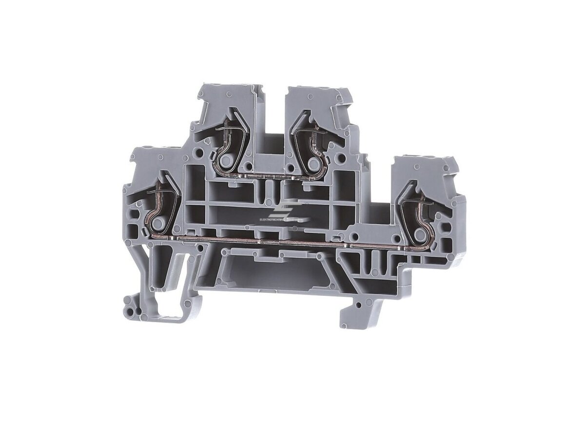 Spyruoklinė rinklė | 24A | 400V | 0,08-4mm² | AWG 28-12 | ant DIN | pilka | WAGO | 870-501 Spyruoklinė rinklė | 24A | 400V | 0,08-4mm² | AWG 28-12 | ant DIN | pilka | WAGO | 870-501