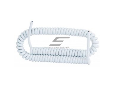 Spiralinis laidas | 05VVH8-F 3x1,0mm² | 10m kabelis | baltas | 05VVH8-F3x1.0-B10 Spiralinis laidas | 05VVH8-F 3x1,0mm² | 10m kabelis | baltas | 05VVH8-F3x1.0-B10