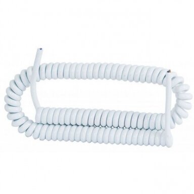 Spirālveida kabelis | 05VVH8-F 3x1,5mm² | 5m kabelis | Balts | 05VVH8-F3x1.5-B5 Spirālveida kabelis | 05VVH8-F 3x1,5mm² | 5m kabelis | Balts | 05VVH8-F3x1.5-B5