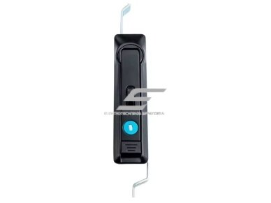 Spynelė elektros apskaitos skydui | su 9mm kilpute pakabinamai spynai | 144x36mm | įmontuojama | juoda | cinko lydinio Spynelė elektros apskaitos skydui | su 9mm kilpute pakabinamai spynai | 144x36mm | įmontuojama | juoda | cinko lydinio