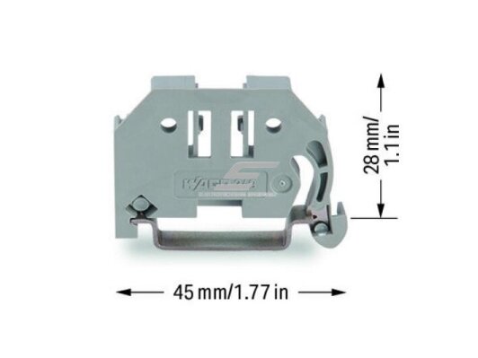 Rinklės stabdis | 24A | 0,08-2,5 mm² | ant DIN | pilkas | WAGO | 249-116 1 Rinklės stabdis | 24A | 0,08-2,5 mm² | ant DIN | pilkas | WAGO | 249-116 1