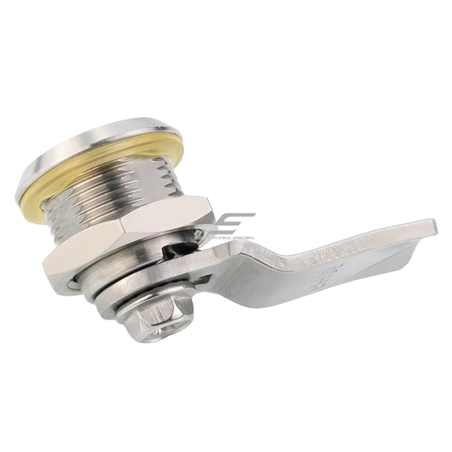 Lock for electrical meter cabinet | Ø28x45mm | stainless steel 1 Lock for electrical meter cabinet | Ø28x45mm | stainless steel 1