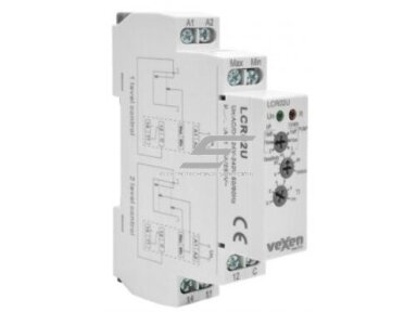 Modulinė skysčio lygio valdymo relė | 10A | 24-240VAC/DC | 1CO | DIN | VEXEN | LCR02U Modulinė skysčio lygio valdymo relė | 10A | 24-240VAC/DC | 1CO | DIN | VEXEN | LCR02U