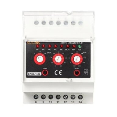 Modular | Adjustable current leakage relay 30mA-30A | 6A | 110/230VAC | DIN | 1NO+1NC Modular | Adjustable current leakage relay 30mA-30A | 6A | 110/230VAC | DIN | 1NO+1NC