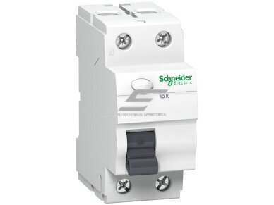 Srovės nuotėkio relė | 2P | 40 A | 30 mA | AC tipas | 220…240 V | DIN | Schneider Electric Acti9 ID K | A9Z05240 Srovės nuotėkio relė | 2P | 40 A | 30 mA | AC tipas | 220…240 V | DIN | Schneider Electric Acti9 ID K | A9Z05240