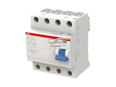 Modulinė srovės nuotėkio relė | 4P | 63A | 10kA | 0,03A | AC tipas | DIN | ABB | F204 AC | 8012542781400 Modulinė srovės nuotėkio relė | 4P | 63A | 10kA | 0,03A | AC tipas | DIN | ABB | F204 AC | 8012542781400