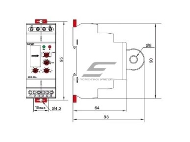 Modulinė srovės kontrolės | apsaugos rėlė | 2-20A | 24-240VAC/DC | mechaninė | DIN 3 Modulinė srovės kontrolės | apsaugos rėlė | 2-20A | 24-240VAC/DC | mechaninė | DIN 3