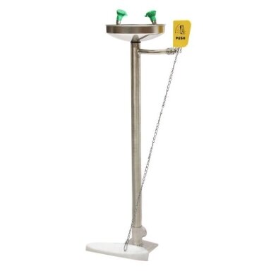 Stacionāra avārijas sejas | acu skalošanas sistēma | 11,4l/min | 1040x260mm | nerūsējošais tērauds Stacionāra avārijas sejas | acu skalošanas sistēma | 11,4l/min | 1040x260mm | nerūsējošais tērauds