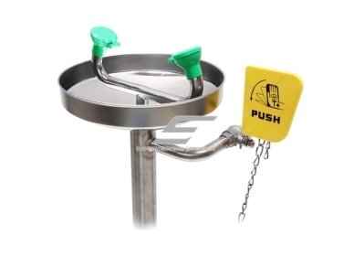 Stacionari avarinė veido | akių plovimo sistema | 11,4l/min | 1040x260mm | nerūdijantis plienas 2 Stacionari avarinė veido | akių plovimo sistema | 11,4l/min | 1040x260mm | nerūdijantis plienas 2