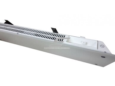 Stiklinis elektrinis radiatorius be termostato | 800W | 230V | 222x1144x87mm | IP24 | baltas | ADAX | Glamox Heating H60 L08 White 1
