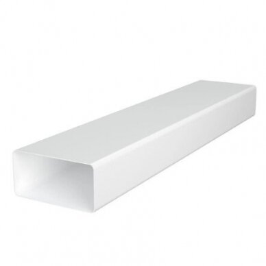 Plastikowy prostokątny | kwadratowy kanał wentylacyjny | do systemów wentylacyjnych | 110x55mm | 1,5m | prosty | sztywny | biały | 511SOK1,5 Plastikowy prostokątny | kwadratowy kanał wentylacyjny | do systemów wentylacyjnych | 110x55mm | 1,5m | prosty | sztywny | biały | 511SOK1,5