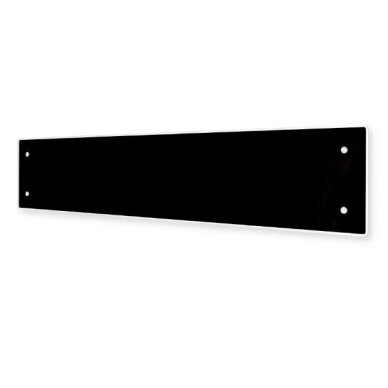 Stikla elektriskais radiators bez termostata | 800W | 230V | 222x1144x87mm | IP24 | melns | ADAX | Glamox Heating H60 L08 Black