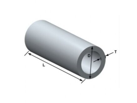 Cinkuotas metalinis stiebas | 4m | Ø42.4 mm | 3.2 mm | POLEd42/4000 | Liva Group