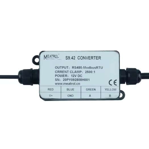 Rogowski Coil Converter / Integrator with RS485 (Modbus RTU) | 100 A | IP66 | Wide Power Supply Range | S9.42 Rogowski Coil Converter / Integrator with RS485 (Modbus RTU) | 100 A | IP66 | Wide Power Supply Range | S9.42