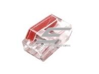 Sujungimo gnybtas monolitiniam laidui 2 vietų | 32A | maks. 4mm² 2 Sujungimo gnybtas monolitiniam laidui 2 vietų | 32A | maks. 4mm² 2
