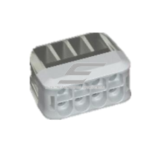 Connection terminal for solid wire | 8 poles | 24A | max. 4mm² Connection terminal for solid wire | 8 poles | 24A | max. 4mm²