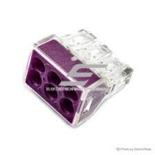 Connection terminal for solid wire | 6 poles | 32A | max. 4mm² Connection terminal for solid wire | 6 poles | 32A | max. 4mm²